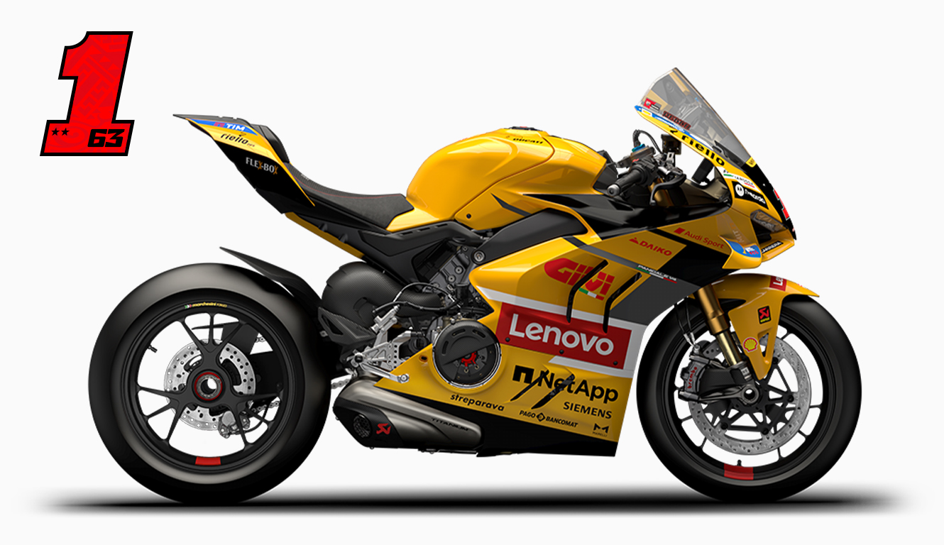 Panigale V4 Bagnaia 2023 World Champion Replica